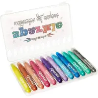 Kolorowe Baloniki - Rainbow Sparkle - 12 Metallic aquarel krijtjes