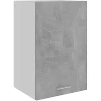 vidaXL Bovenkast Lyon 39,5x31x60 cm bewerkt hout betongrijs