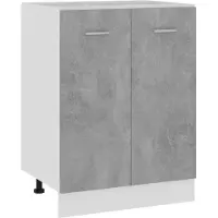 vidaXL Onderkast Lyon 60x46x81,5 cm bewerkt hout betongrijs