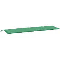 vidaXL Tuinbankkussen 200x50x7 cm stof groen