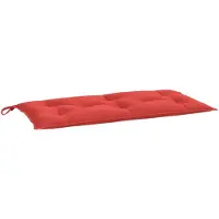 vidaXL Tuinbankkussen 100x50x7 cm oxford stof rood
