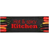 vidaXL Keukenmat wasbaar Hot & Spicy 60x300 cm