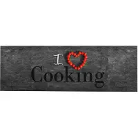 vidaXL Keukenmat wasbaar Cooking 60x300 cm