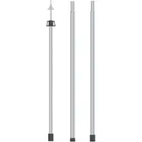 vidaXL Luifelstok telescopisch 102-260 cm aluminium