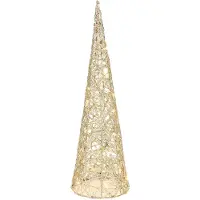 Countryfield Decoratieboom Met LED Goud D18 H60 Cm