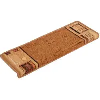 vidaXL Trapmatten zelfklevend 15 st 65x21x4 cm beige