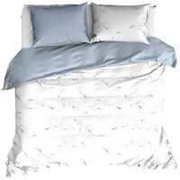 De Witte Lietaer Dekbedovertrek Ave Arctic Ice Satijn-260 x 200 / 220 / 240 cm | Extra Breed