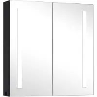 vidaXL Badkamerkast met spiegel en LED 62x14x60 cm