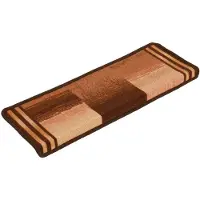 vidaXL Trapmatten zelfklevend 15 st 65x21x4 cm bruin