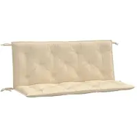 vidaXL Tuinbankkussens 2 st 120x50x7 cm oxford stof beige