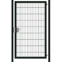 Intergard Metalen Tuinpoort 83x100cm looppoort dubbelstaafmatten enkel vuurverzinkt