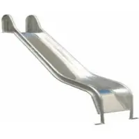 Intergard Glijbaan RVS vuurverzinkt speeltoestellen (platformhoogte 100cm)