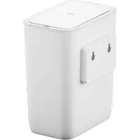 EKO Morandi Smart sensor afvalbak, kunststof, wandmontage, sensor & touch schakelaar, B 259 x D 165 x H 310 mm, 8 liter, wit