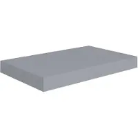 vidaXL Wandschap zwevend 40x23,5x3,8 cm MDF grijs