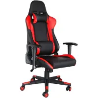 Ivol Gamestoel Power - Zwart / rood