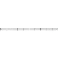 vidaXL Draadgaashek met flens 0,8x25 m groen