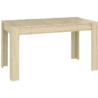 vidaXL Eettafel 140x74,5x76 cm spaanplaat sonoma eikenkleurig
