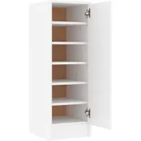 vidaXL Schoenenkast 32x35x92 cm bewerkt hout wit
