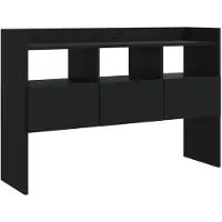 vidaXL Dressoir 105x30x70 cm bewerkt hout zwart