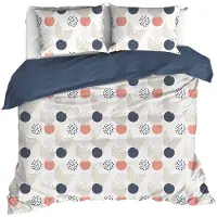 De Witte Lietaer Dekbedovertrek Hermes Lyon Blue Percal-200 x 200 / 220 cm | 2-Persoons