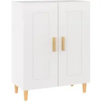 vidaXL Dressoir 69,5x34x90 cm bewerkt hout wit