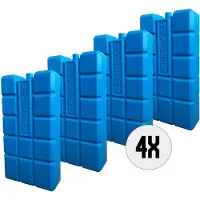 DULA Koelelementen - blauw - 4 stuks - 750 gram - 20x10,5x4cm