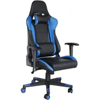 Ivol Gamestoel Power - Zwart / blauw