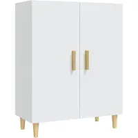 vidaXL Dressoir, wit, 70x34x90 cm, houtvezel
