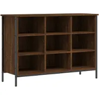 vidaXL Schoenenkast 100x35x70 cm bewerkt hout bruin eikenkleur