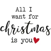 Ambiente kerst thema servetten - 60x- 33 cm - All I want for christmas - Feestservetten