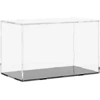 vidaXL Displaybox transparant 31x17x19 cm acryl