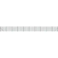vidaXL Draadgaashek met flens 1,4x25 m groen