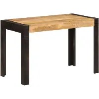 vidaXL Eettafel 120x60x76 cm massief mangohout