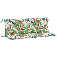 vidaXL Tuinbankkussens 2 st 150x50x7 cm stof meerkleurig
