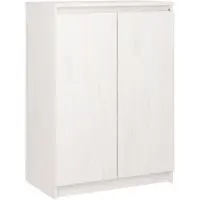 vidaXL Dressoir 60x36x84 cm massief grenenhout wit