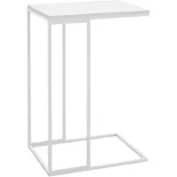 vidaXL Bijzettafel 40x30x59 cm bewerkt hout wit