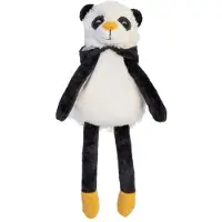 Happy horse Panda Phill Knuffel 28cm - Zwart/Wit - Baby knuffel