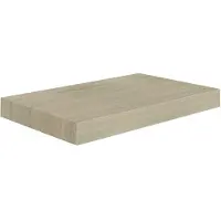 vidaXL Wandschap zwevend 40x23,5x3,8 cm MDF eikenkleurig