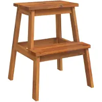 vidaXL Kruk 2-staps 40x38x50 cm massief acaciahout
