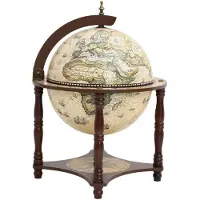 vidaXL Globebar massief eucalyptushout bruin