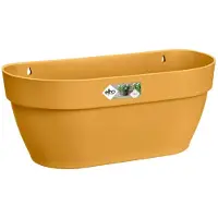Elho Muur Plantenbak Vibia Campana Geel 35 X 16,2 X 14,8 Cm