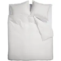 Ambiante Satin Uni dekbedovertrek - Tweepersoons - 200x200/220 cm - Wit