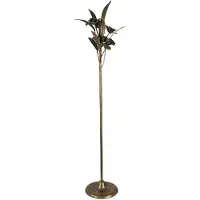 Clayre & Eef Kandelaar 61 cm Goudkleurig Ijzer Lantaarn Goudkleurig Lantaarn