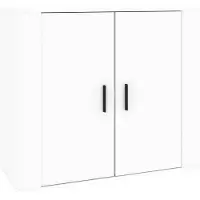 vidaXL Dressoir 80x33x70 cm bewerkt hout wit