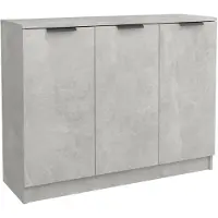 vidaXL Dressoir 90,5x30x70 cm bewerkt hout betongrijs