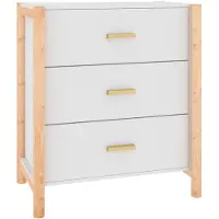 vidaXL Dressoir 62x38x70 cm bewerkt hout wit