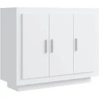 vidaXL Dressoir 92x35x75 cm bewerkt hout wit