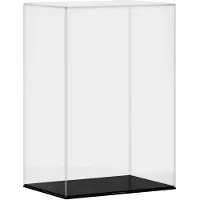 vidaXL Vitrine transparant 17x12x25 cm acryl