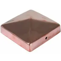 Intergard Paalornamenten koper piramide 71mm paalkap voor tuinpaal