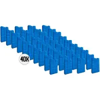 DULA Koelelementen - blauw - 40 stuks - 400 gram - 16x9x3,2cm